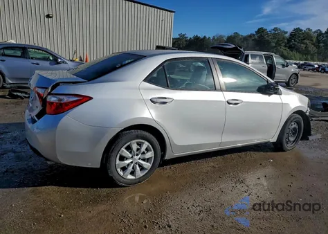2016 Toyota Corolla L из США, поврежденный, VIN 2T1BURHE6GC652400